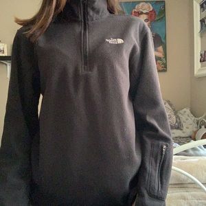 Black Pullover Fleece North Face Sweater